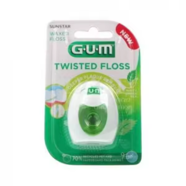 Gum 350 Twisted Floss Seda Con Cera 1 Ud 30 M EL PRECIO INCLUYE 3 UNIDADES - 1