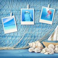 Red De Pesca De 78 Pulgadas Con Tema De Playa Decoración Para Casa Y Habitaciones Estilo Mediterráneo Para Sala De Estar Y Dormitorio - details 6