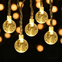 Luces De Cadena Globos 10/20/30/40 LED Operadas Por Batería Impermeables Para Decoración De Fiesta Patio Jardín Navidad - details 1