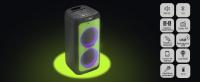 Vieta Pro Party 22 | Bluetooth, 500W,10 h de autonomía, USB, Micrófono inalámbrico, Función TWS, 2x Woofer de 6" y Tweeter, Leds RGB con Luces Flash. - details 1