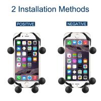 Soporte Ajustable Para Teléfono Móvil En Bicicleta Y Motocicletas Con Clip X Montaje Para GPS Compatible Con iPhone - details 3