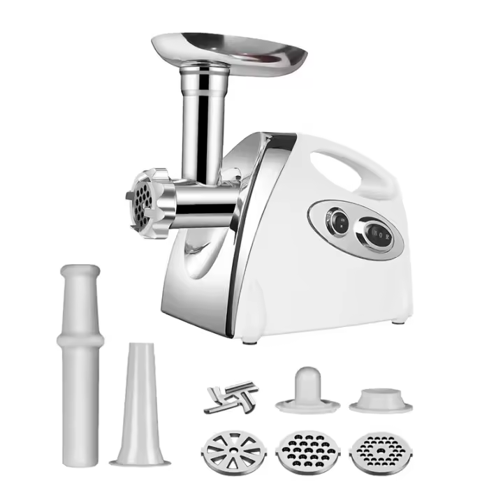 Picadora de carne eléctrica potente máxima 2800W picadora de carne resistente picadora de salchichas-A3 - 1