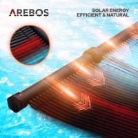 AREBOS Calentador de agua solar | colector solar | Calentador de piscina - details 7