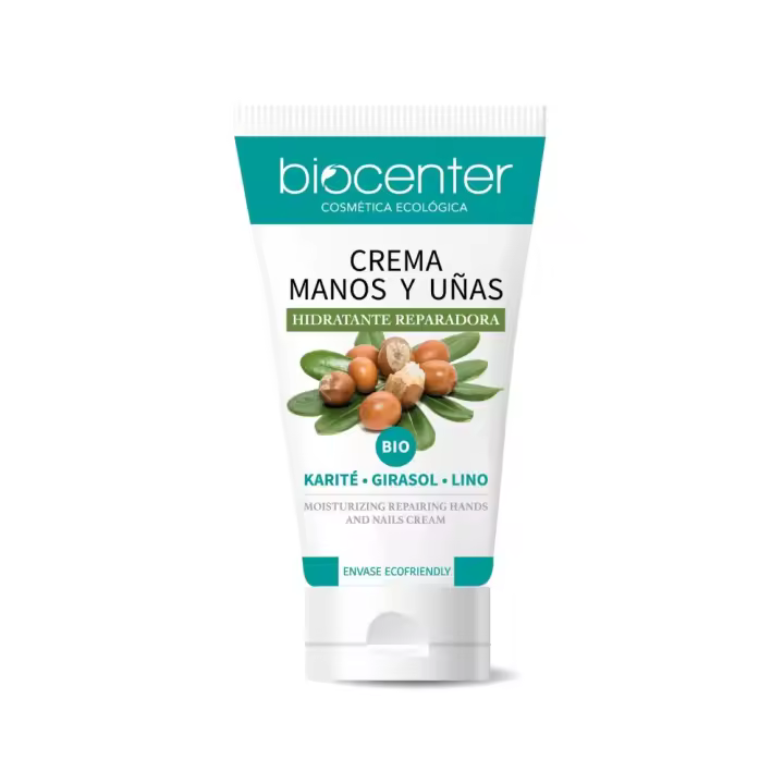BIOCENTER Crema de Manos natural, hidratante y reparadora - Ecológica y vegana - 1