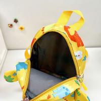 Mochila De Dinosaurio Cartoon Para Bebé Niños Y Niñas Ajustable Casual Material Nylon Tamaño 22*18*9cm Para Jardín De Infantes - details 6