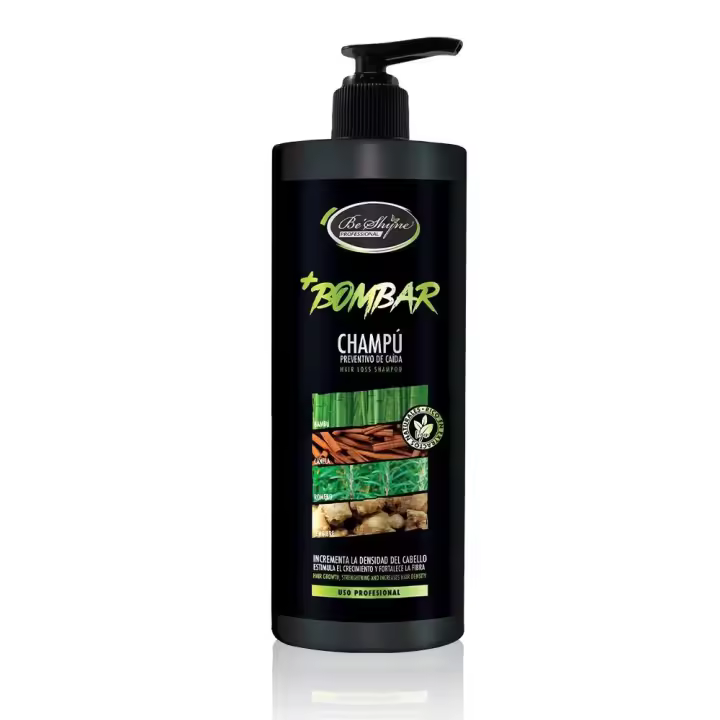 Champú Bombar Be´Shyne® incrementa la densidad y estimula el crecimiento. - 1