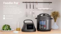 Olla a Presión Programable y Freidora ,Robot de Cocina Foodie Pot ,9 Electrodomésticos en Uno ,Prepara Comidas Deliciosas Rápido y Fácil, Olla  programable y freidora de aire todo en uno.Cloen. - details 0
