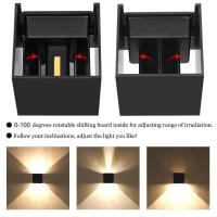 Lámpara De Pared LED 6W Ajustable En Ángulo Cuerpo De Plástico Luz Para Hogar Dormitorio Sala De Estar Moderna Y Eficiente - details 3