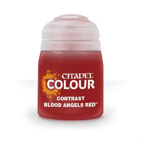 Bote para pintar Miniaturas Citadel 18 ml - Contrast Blood Angels Red - Warhammer 29-12 - 1