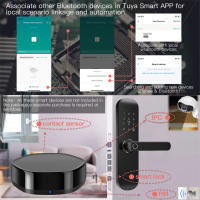 Hub Gateway Multi-Modo Tuya ZigBee Para Casa Inteligente Wireless Bridge Malla Bluetooth IR Control Remoto Alexa Google Smart Life - details 2