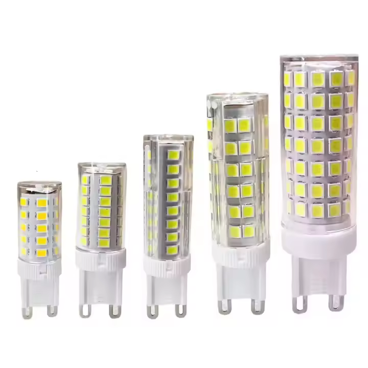 Juego De 10 Luces LED De Cerámica G9 5W-18W 220V 360° Iluminación Calor Frío Neutro Para El Hogar Certificación No Aplica - 1