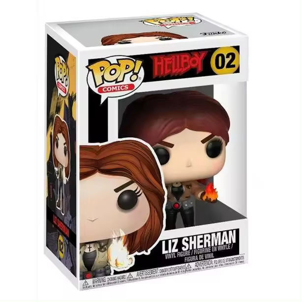 FUNKO Pop! Comics - Liz Sherman - Figura de Vinilo - Coleccionable - Producto oficial - Juguete creativo - Edad recomendada mayores de 3 años - 1