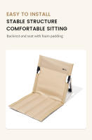 Silla Plegable De Camping MOBI GARDEN Asiento Con Apoyabrazos Portátil Para Pícnic Interior Y Exterior - details 2