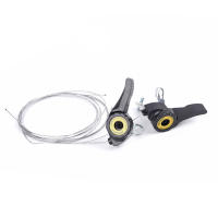 Par De Mandos De Cambios Para Bicicleta Universal 15/18/21 Velocidades Con Triger De Cable Para Bicicleta De Montaña Color Negro - details 5