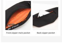 Bolsa De Cintura HcanKcan Para Hombres Y Mujeres Impermeable Con Cierre YKK Bolsa Transversal Táctica De Viaje Casual - details 7