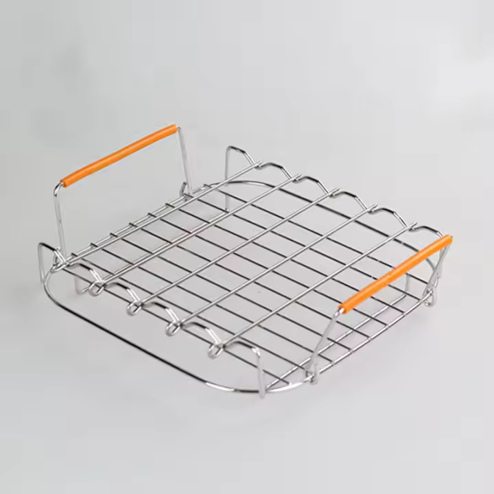 Accesorios Para Air Fryer 8 O 9 Pulgadas Con Barbacoa Y Asador Al Aire Libre Incluye Agujas Para Brochetas Y Cocina Al Vapor Y Hornear - 1