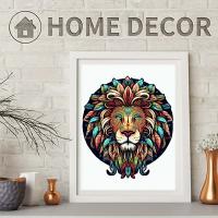 Rompecabezas 3D De León Masculino De Madera Para Decoración De Hogar Interactivo Desestresante Para Adultos Hombres Y Mujeres Juguetes De Vacaciones - details 3