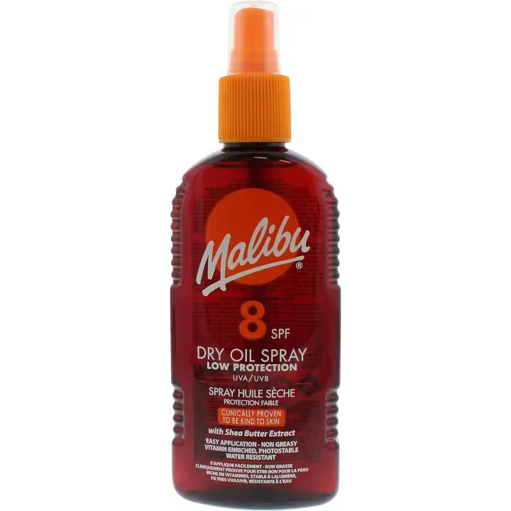 Malibu Aceite Seco Spray Solar SPF8 200ml - 1