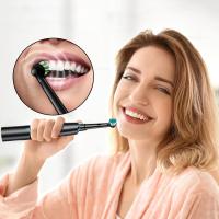 Cepillo De Dientes Eléctrico Recargable Profundo Limpieza Blanqueamiento Para Adultos Cepillo De Rotación Con 4/8 Cabezas De Reemplazo - details 3