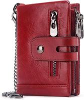 Cartera de piel para Mujer,with RFID Bloqueo,16 Ranaduras para Tarjetas with Cremallera Compartimiento Múltiple Billetera Bifold Mujeres para Crédito, Billetes y Monetas - details 0