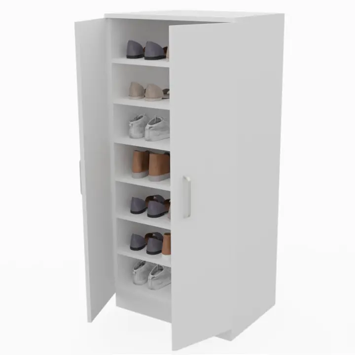 Armario zapatero 2 puertas, mueble auxiliar. - 1