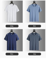 Camiseta De Correr Reflectante Manga Corta Seda De Hielo Secado Rápido Verano Delgada Transpirable Para Hombres Deporte Fitness Ropa Deportiva - details 6
