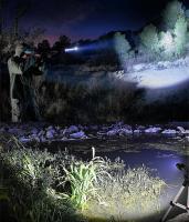 Linterna LED De Alta Potencia Para Camping Torcha Con 5 Modos De Iluminación Aleación De Aluminio Zoomable Impermeable Uso Con 3 Pilas AAA - details 11