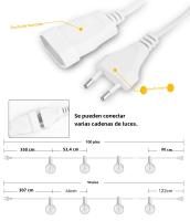 Cadena De Luces De Bola G40 LED 30M 15M Para Bodas Y Fiestas Conectables Luz De Fiestas Para Jardín Y Atrás De La Casa IP44 Impermeable - details 2