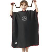 Toalla De Baño Con Capucha Para Niños Secado Rápido Poncho De Baño Para Playa Y Piscina Toalla De Cambio - details 14