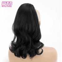 Extension De Cabello Sintético Natural Black Yaki Para Mujer Cola De Caballo Enredadera Textura Wavy Extensión De Cabello Bun Pieza De Cabello Origin China - details 3