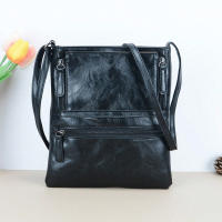 Bolso Bandolera Vintage De Cuero Suave PU Color Sólido Con Múltiples Bolsillos Para Mujer Ideal Para Viajes Diarios Y Uso Diario - details 6