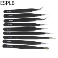 Set De Pinzas De Precisión ESD En Acero Inoxidable Anti-estática Para Reparación Industrial Y Soldadura De Electrónica Herramientas Antimagnéticas - details 2