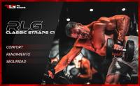 RL Grips® Straps Gym para Levantamiento de Pesas y Powerlifting - Correas de Agarre Fitness con Grip de Silicona para Gimnasio Acolchado - Agarraderas de Entrenamiento para Peso Muerto, Jalones, Remo - Rojo, Amarillo, Gris, Rosa, Azul y Blanco - details 1