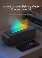 Máquina De Aromaterapia Con Llama Simulada Control Remoto Iluminación De 7 Colores Horario Silencioso Humidificación Perfumador Doméstico - details 2