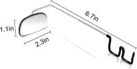 2-Pack Gafas de ciclismo Espejo, 360 Grados ajustable Vista trasera Espejo Gran angular, accesorios de ciclismo - details 3