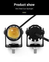 BLALION Lámpara De Conducción LED Mini Para Motocicleta Con Lente Proyectora Doble Color Super Brillante Antiniebla Accesorio Para ATV Scooter Universal - details 9