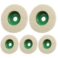 10/5PCS Disco De Lijado De Terciopelo De Lana Para Pulir Metal Y Vidrio Herramienta De Reparación De Polvo De 100mm Para Amoladora De Ángulo - details 2