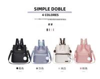 Mochila De Moda Para Mujer Ultra Ligera De Gran Capacidad Antirrobo Para Viajes Escuela Y Trabajo Con Múltiples Bolsillos Y Cierre De Cremallera - details 3