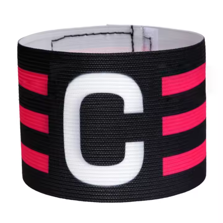 Armband De Competición Leader Brazalete Capitan Con Estampado De Icono Transparente Y Cierre Táctil Para Capitán De Fútbol Material Poliéster Transpirable - 1