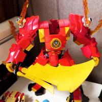 Bloques De Construcción Compatible MOC Sets Serie Ninja Elemento Fuego Mecha Lobo Juguete Infantil Regalo Para Niños Edad 6-12 - details 0