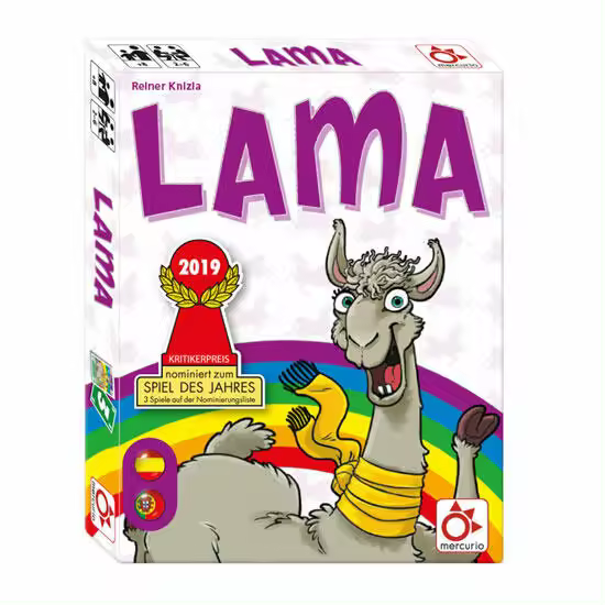 Lama: Juego de Rapidez y Tentar a la suerte para niños a partir de 8 años. (2 a 6 jugadores) - 1