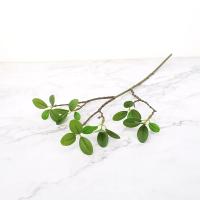 Rama Artificial De Árbol Verde Con Hojas Pequeñas Para Decoración De Hogar Accesorio De Fotografía De Fiesta Jungle Decoración De Plantas Falsas De Latex Para Aniversarios Bodas Y Fiesta De Hogar - details 3