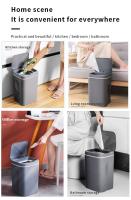 Basurero Automático 12L Con Sensor Táctil Para Cocina Y Baño Caja De Basura Eléctrica Inteligente Impermeable Con Tapa Recipiente Ecológico - details 15