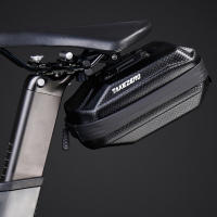 Bolsa De Sillín Para Bicicleta Impermeable Pequeña Almacenamiento Negro Kit De Accesorios Trasero Reflectante MTB Carretera - details 4