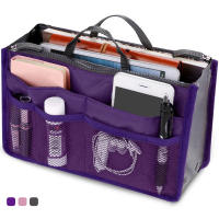 Bolso De Maquillaje Para Mujer Organizador De Viaje Nylon Grande Plegable Con Múltiples Bolsillos Estuche De Cosméticos Rectangular - details 0