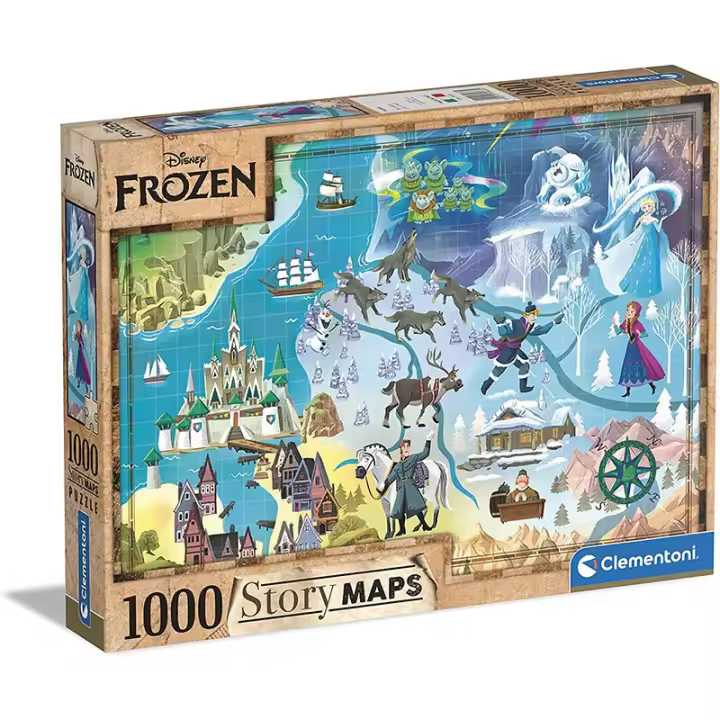 Puzzle 1000 piezas del reino de Frozen basado en las películas Disney - 1