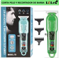 Cortapelos Profesional LoLek Modelo T9  Máquina de Cortar Pelo y Barba con Cuchillas de Acero Inoxidable  Kit Completo con Accesorios para Estilo Preciso y Cómodo  Pantalla LED y Carga USB - details 0