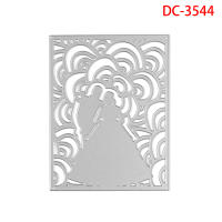 Molde De Corte De Ángel Para Novia Pareja En Metal Para Scrapbooking Decoración Y Artesanía De Papel Patrón De Figura Humana - details 6