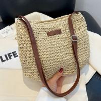 Bolso De Hombro De Paja Para Primavera Verano Estilo Casual Simple Y Elegante Para Salir Compras Y Citas Para Mujeres - details 12