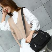 Bolso Bandolera Para Mujer Impermeable Casual De Nylon Ligero Bolsa De Mano Mensajera Estilo Casual Tote - details 0